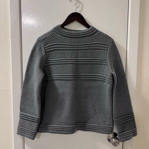 Women’s Vintage Trademark Grey Wool Sweater